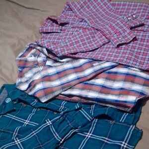 Boyss Plaid Shirt Collection, Size 10